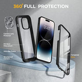 Full-Body Case with Built-in 9H Tempered Glass Screen Protector for iPhone 14 Pro Max