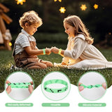 Pixel Party Favors, 28Pcs Pixel Silicone Bracelets Glow In The Dark Pixel Wristband For Pixel Theme Kids Birthday Party Decorations Supplies