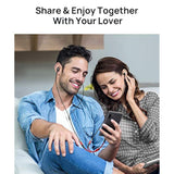 Usb C To Dual 3.5Mm Female Headphone Splitter, Type C To Dual 3.5Mm Female Aux Y Jack Headphone Adapter Compatible With Iphone 16 Pro Max/15 Pro Max, Galaxy S24/23 Ultra, Pixel, Ipad Pro-Red