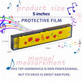 24 Pcs Kids Harmonicas Bulk - Birthday Party Favors Return Gifts For Kids 4-8 8-12 Year Old Boys Girls | Goodie Bags Stuffers For Toddlers, Music Toys & Gift Bag Fillers