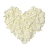 1000 Pcs Artificial Silk Rose Petals Decoration Wedding Party Color Ivory