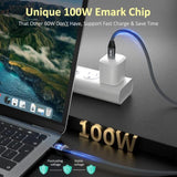 Usb C To Usb C Cable 10Ft, Usbc 3.2 Gen 2 Cable 4K Video 100W Pd Charging Cable, 20Gbps Data For Usb4/Thunderbolt 3/4 Compatible With Macbook Pro/Air, Ipad Pro, Iphone 16 Galaxy S25, Quest
