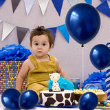 Navy Blue Balloons,106 Pcs Dark Blue Balloons Different Sizes For Wedding Graduation Birthday Party Backdrop Decorations