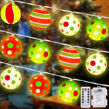 Battery Operated Christmas Lights, 10 Ft 20 Led Waterproof Christmas String Lights With Timer & 8 Modes For Christmas Tr
