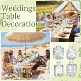 36 Pcs Artificial Flowers Table Centerpiece With Vases Spring Colorful Wildflower Centerpieces Silk Flower Arrangement For Wedding Baby Shower Table Centerpieces Party(Fresh Charm)