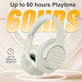 Soul Ultra Wireless 2 - Wireless Over Ear Bluetooth Headphones, Foldable Design with Comfortable Protein Earpads,USB-C Quick Charging, 65 hrs Playtime,Low Latency,Deep Bass,for Travel,Sport,Gym -Beige