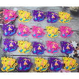 20 Packs Bulk Dragon Baby Mini Pop Fidgets For Birthday Party Favors,Small Little Backpack Keychain For Classroom Students Boys Kids
