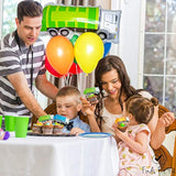 Garbage Truck Balloon - 2 Large Trash Truck Foil Balloons - Garbage Tr