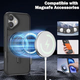 iPhone 16 Case, MagSafe, 2-Pack Screen & Lens Protectors, Slim, Ring Stand