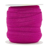 Magenta Elastic Fold Over Elastic 5/8 Inch Stretchy Ribbon For Hair Ti
