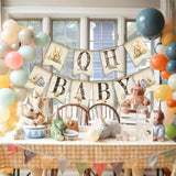 Oh Baby Banner – Classic Winnie Baby Shower & Birthday Decorations