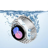 No Gap Bands Compatible With Samsung Galaxy Watch 7/6/5/4/Fe Band 44Mm 40Mm/Watch 6 Classic Band 47Mm 43Mm/Watch 5 Pro 45Mm/Watch 4 Classic, 20Mm Metal Strap For Women Men, Silver