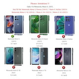 Moto G 2025 Case with Camera Cover HD Screen Protector Magnetic Ring Navy Blue