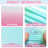 3pcs Pastel Rainbow Tablecloths, 54x108" for Birthday & Party Decorations