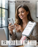 Flash Drive For Phone 256Gb, 4 In 1 Photo Stick With Stable Chip, External Storage Compatible With Phone Pad Pro Air, Android (Otg), Mac Pc, Memory Stick For Photos Docs Backupblue