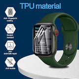 8-Pack Flexible HD Screen Protector for Apple Watch SE 4-6 40mm Clear