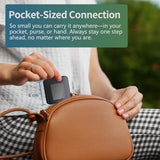 Portable Wifi Hotspot For Travel, Safe For Car Truck Use, Pocket Wifi Device | No Sim | Prepaid Data Multi-Carrier | Connects 16 Devices | With 10Gb Usa Data
