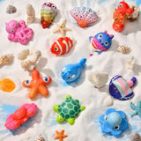 12 Pcs Ocean Squishy Toys For Kids Under The Sea Party Favors Bulk For Birthday Gift Slow Rising Squishy Keychain Goodie Bag Filler Treasure Box Classroom Prize Ocean Themed Birthday Party Favors