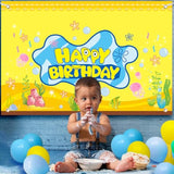 SpongeBob Birthday Decorations – Banner & Backdrop Photo Wall for Party Supplies