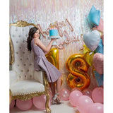 Gold Number 18 Balloon 40 Inch, 18 Number Balloons, 18Th Gold Birthday Decorations, 18 Year Old Girls Boys Golden Party Supplies