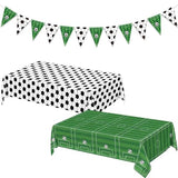 Soccer Party Decorations Disposable Tablecloth Soccer Table Cloth
