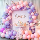 87Pcs Light Pink Balloons Different Sizes 18 12 10 5 Inches For Garlan