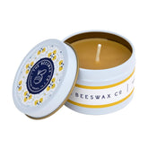 The Eeswax Co Southwest Travel Candle Tin - Natural Honey Scented - Long-Lasting & Eco-Friendly - Cotton Wick - Slow Urning - Hand Poured Pure Organic Ees Wax - 4Oz Candles - 2.5 X 1.5