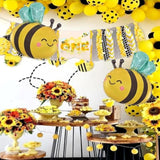 4 Pcs 31" Bee Balloons for Birthday & Baby Shower Decorations