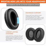 Xb900N Replacement Earpads For Sony Wh-Xb900N Headphone - Premium Memory Foam, Noise Isolation, Comfortable & Durable Ear Cushions Repair Part Accessories, Black