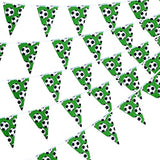32.8 Ft Soccer Pennant Banner for Soccer Birthday Party Celebrations