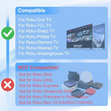 (3 Pack) Replacement Remote for Roku-TV-Remote,Compatible for All Onn-Hisense-TCL-Westinghouse-Sharp-Philips-Element Roku TV Remotes