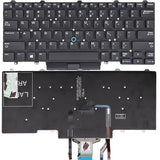 Backlight Keyboard Replacement With Pointer Compatible With Dell Education E5450 E5470 E5480 E7450 P40G E7470 E7480,Latitude 14 5480 5488 5490 5491 7480 7490 Series Laptop