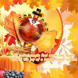 12 Pcs Fall Leaves Turkey Foil Balloons Thanksgiving Autumn Harvest Party Decor