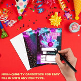 Let'S Strike Up Birthday Party Invitation, Bowling Fill-In Invites For Men & Women, 20 Invitations With Envelopes(4" X 6")?Adults Party Favors Decorations And Supplies-13