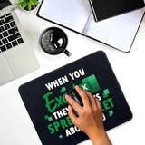 Funny Accountant Mouse Pad Gifts - When You Excel They Always Spreadsheet About You - Non-Slip Mousepad With Stitched Edge - Rectangular Mouse Mat For Desk - Office Gag Gifts For Colleague