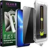 (2-Pack Anti-Spy Privacy Screen Protector For Iphone 16E/13/13 Pro/14(6.1-Inch),9H Tempered Glass,Full Coverage,Anti-Fingerprint,Auto Dust Removal,Bubble-Free,Easy Installation