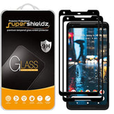 (2 Pack) Designed For Google (Pixel 2 Xl) Tempered Glass Screen Protector, (Full Screen Coverage) 0.32Mm, Anti Scratch, Bubble Free (Black)