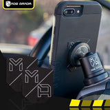 Mob Armor MobNetic Plate - Magnetic Phone Mounting Plate - 0.02inch Thick Metal - iPhone & Android Smartphone Compatible - 3M VHB Adhesive Cars Trucks Motorcycles & Extreme Sport Plate Magnet (2 Pack)