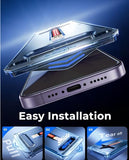 2 Pack Privacy Screen Protector for iPhone 17 Pro,Anti Spy Tempered Glass, Anti-Scratch, Case Friendly?Auto Installation?