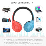 Wireless Nintendo Switch Headset With Mic,2.4Ghz Wireless Gaming Headphones - 7.1 Surround Sound Bluetooth Headphone With Ai Noise Cancellation Microphone For Pc Computer Laptop Xbox Ps4 Ps5