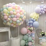 200pcs 5" Pastel Rainbow Balloons – Mini Balloons for Weddings, Birthdays & Party Decor