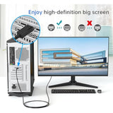 Displayport To Hdmi Cable 6Ft, Display Port To Hdmi Uni-Directional Cables Dp