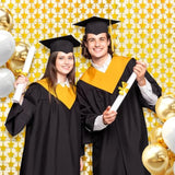 2 Pack Gold Stars Birthday Decorations 3.3X6.6 Ft, Golden Party Backdrop Foil Fringe Curtains, Streamers Congrats Photo Booth Props For Birthday Celebration Awards Graduation New Years 2026