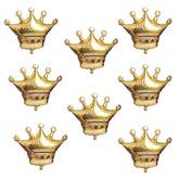 8 Pack Gold Crown Foil Balloons Wedding Engagement Bridal Shower Party Decorations