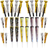 50 Pc 2026 Happy New Year Noise Makers Colorful Party Favor Set