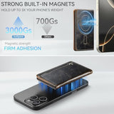 For Magsafe Wallet Magnetic Rfid Blocking Card Holder Compatible With Magsafe Phones And Cases, Strong Magnet Minimalist Phone Wallet For Iphone 17/16/15/14/13/12/Pro/Max/Plus, Luxury Coffee