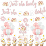 Boho Summer Daisy 1St Birthday Party Decorations, Pink Isn'T She Lovel