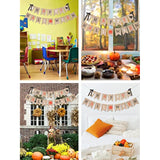 Happy Halloween Banner Garland Decorations Indoor Outdoor Office Mantle Party Decor