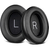 Earpads Replacement For Sennheiser Momentum 3 Wireless Noise Cancelling Over/Around-Ear Headphones, Ear Pads Cushions With Soft Protein Leather, Noise Isolation Memory Foam - Black