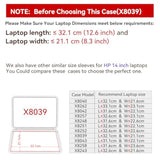Smatree Hard EVA Protective Sleeve Case Compatible for 14 inch HP Pavilion x360 2-in-1 Laptop 14t-ek1000/14t-ek200/14-ek2087nr, for 14 inch HP Envy x360 14t-es000, Waterproof Slim Laptop Bag (X8039)